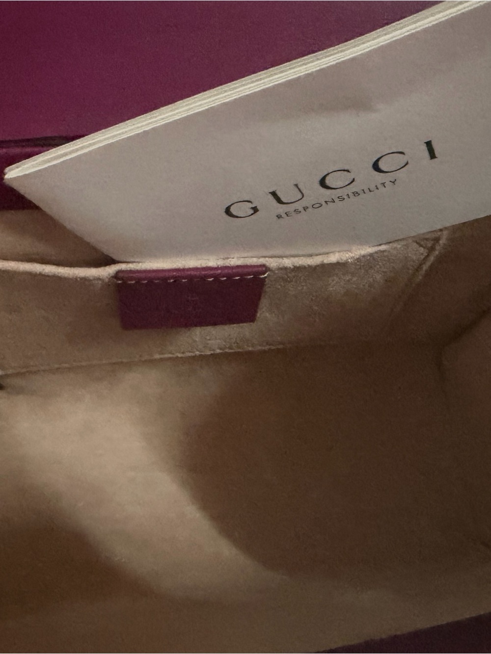Gucci Purple & White Python Padlock - Picture 7 of 9
